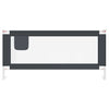 Dunkelgraues Sicherheitsgitter für das Bett Manor 200x25cm (Stoff)