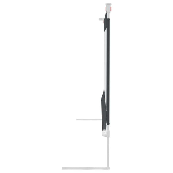 Dunkelgraues Sicherheitsgitter für das Bett Manor 200x25cm (Stoff)