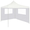 Weißer Pavillon-Seitenwand mit Fenstern Filotela 4x2 m (-315313)
