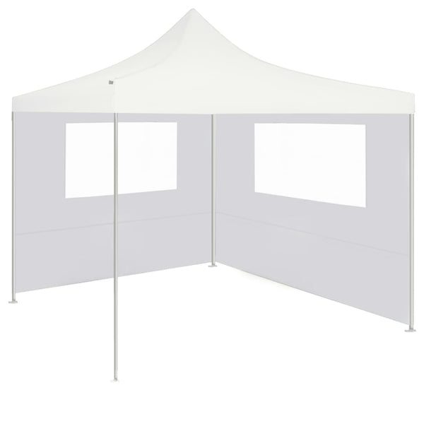 Weißer Pavillon-Seitenwand mit Fenstern Filotela 4x2 m (-315313)
