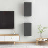 Graues TV-Möbel Resina 30,5x30x60cm (2 St. Holz)