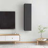 Graues TV-Möbel Resina 30,5x30x60cm (2 St. Holz)