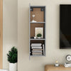 Betongraues TV-Board Resina 30,5x30x90cm (Spanplatte)