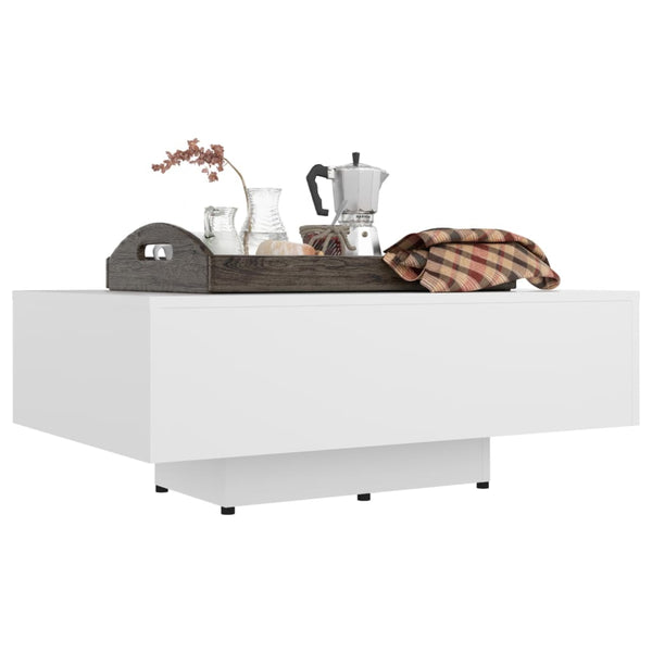 Couchtisch Carlene weiß 85x55x31cm (Holz)