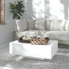 Couchtisch Carlene weiß 85x55x31cm (Holz)