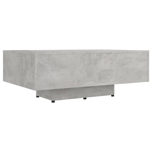 Betongrauer Couchtisch Carlene 85x55x31cm (Holz)