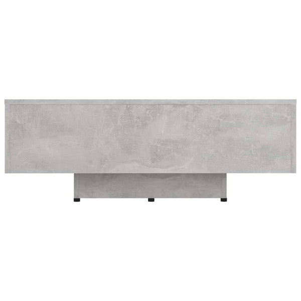 Betongrauer Couchtisch Carlene 85x55x31cm (Holz)