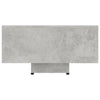 Betongrauer Couchtisch Carlene 85x55x31cm (Holz)