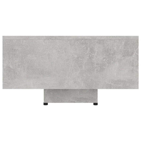 Betongrauer Couchtisch Carlene 85x55x31cm (Holz)