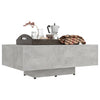 Betongrauer Couchtisch Carlene 85x55x31cm (Holz)