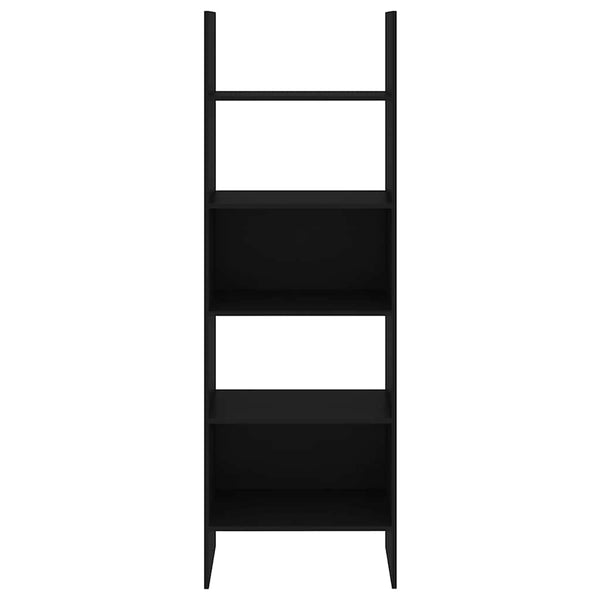 Schwarzes Bücherregal Stiriana 60x35x180cm (Holz)