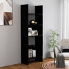 Schwarzes Bücherregal Stiriana 60x35x180cm (Holz)