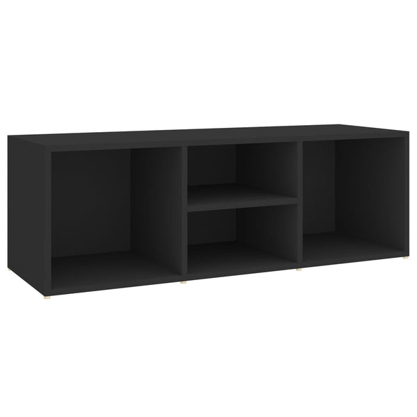 Musta kenkien säilytyspenkki Negimea 105x35x35cm (lastulevy)