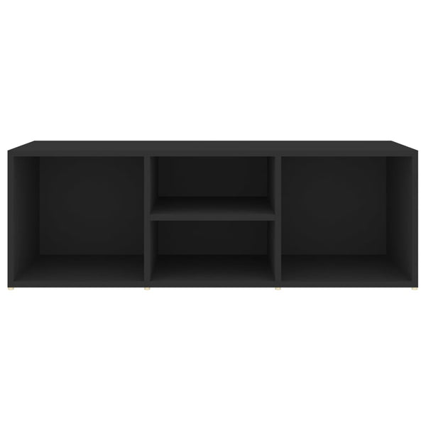 Musta kenkien säilytyspenkki Negimea 105x35x35cm (lastulevy)