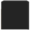 Schwarze wandmontierte TV-Boards Elivia 30,5x30x30cm (2 Stück)