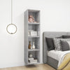 Betongrauer Wandschrank Satenic 37x37x37cm (Holz)