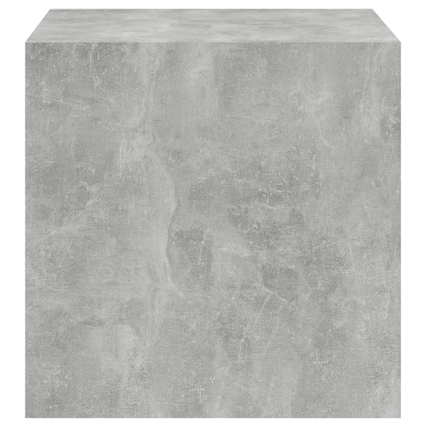 Betongrauer Wandschrank Satenic 37x37x37cm (Holz)