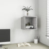 Betongrauer Wandschrank Satenic 37x37x37cm (Holz)