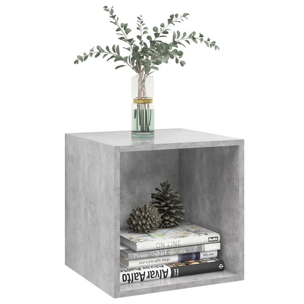 Wandschränke Betongrau Satenic 37x37x37cm (2 Stück, Holz)