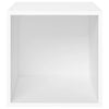 Weißer TV-Schrank Indar 37x35x37cm (Spanplatte)
