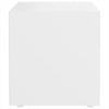 Weißer TV-Schrank Indar 37x35x37cm (Spanplatte)