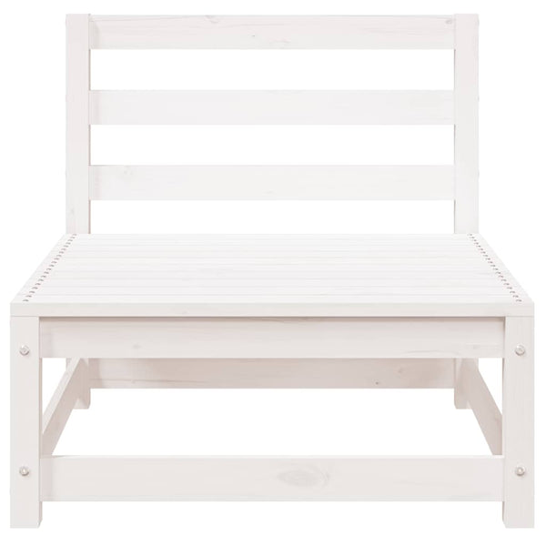 Weißes Mittelsofa für den Garten Bernedete (Kiefer)