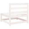 Weißes Mittelsofa für den Garten Bernedete (Kiefer)
