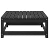 Schwarzer Gartenhocker Bernedete 70x70x30cm (Kiefer)