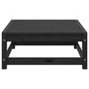 Schwarzes 3-teiliges Gartensofa-Set Bernedete (Kiefer)