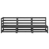 Gartensofa-Set Bernedete grau (3-teilig, Kiefer)