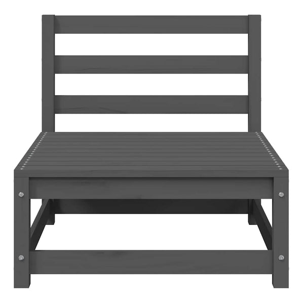 Gartensofa-Set Bernedete grau (3-teilig, Kiefer)