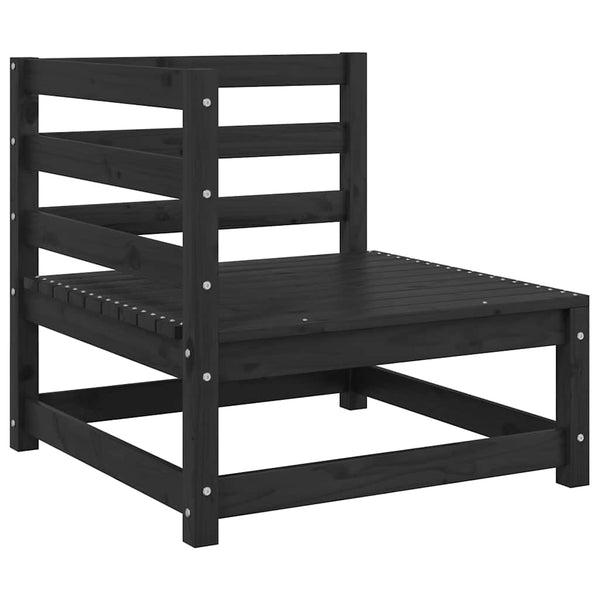 Gartensitzgruppe Bernedete, schwarz (3-teilig, Kiefer)