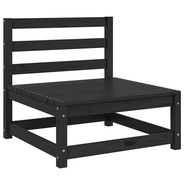 Gartenset Bernedete (3-teilig, Kiefernholz) schwarz