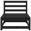 Gartenset Bernedete (3-teilig, Kiefernholz) schwarz