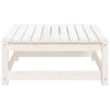 Weißer Outdoor-Hocker mit Kissen Dumitriea (Kiefer)