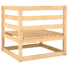 Gartensofa Darita (2-Sitzer, mit Kissen, Kiefer)