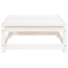 Weiße Outdoor-Hocker mit Kissen Dumitriea (2er-Set Kiefer)