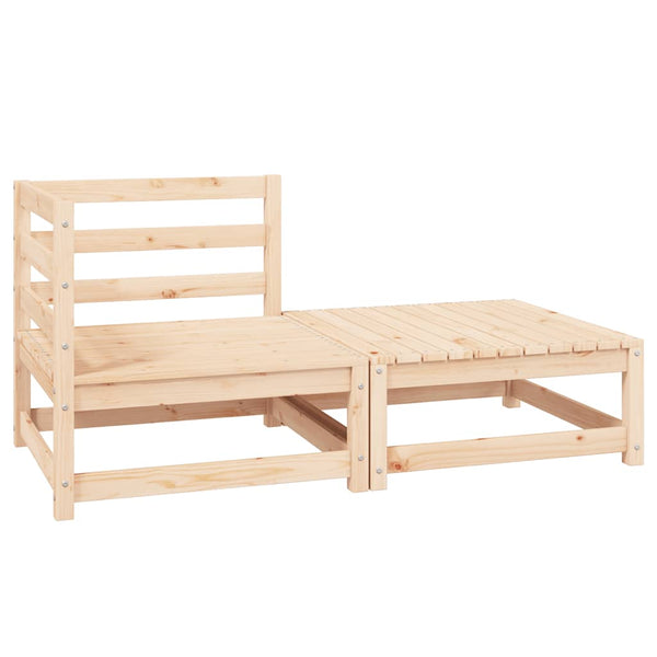 Dumitriea (2-teilig, mit Kissen, Kiefer) Gartensofa-Set