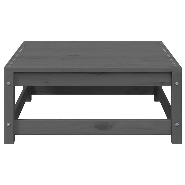 Graues Gartensofa-Set Dumitriea mit Kissen (2-teilig, Kiefer)