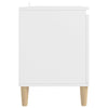 Weißer Rodeliu TV-Schrank Massivholzbeine Maße 103,5x35x50cm