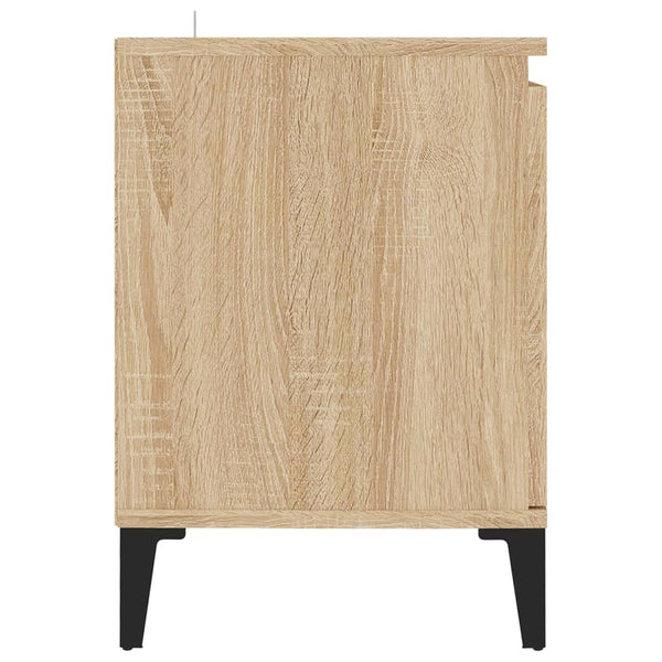 Sonoma Eiche TV-Schrank mit Metallbeinen Antoniade 103,5x35x50cm