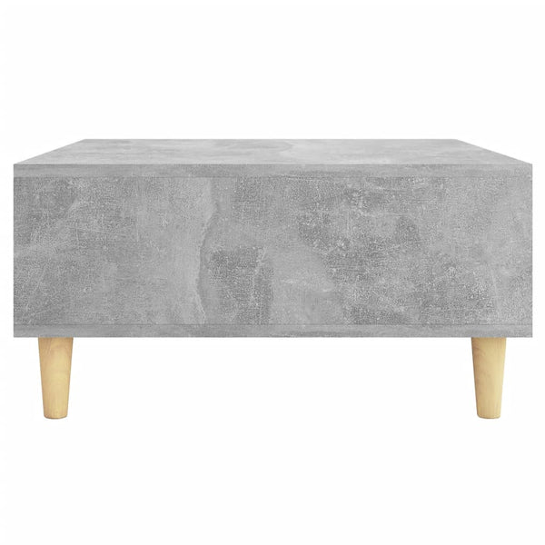 Betongrauer Couchtisch von Afini 60x60x30cm (Holz)