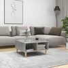 Betongrauer Couchtisch von Afini 60x60x30cm (Holz)