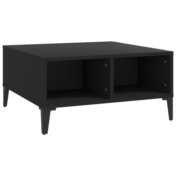 Couchtisch Julia Schwarz 60x60x30cm (Spanplatte)