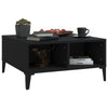 Couchtisch Julia Schwarz 60x60x30cm (Spanplatte)