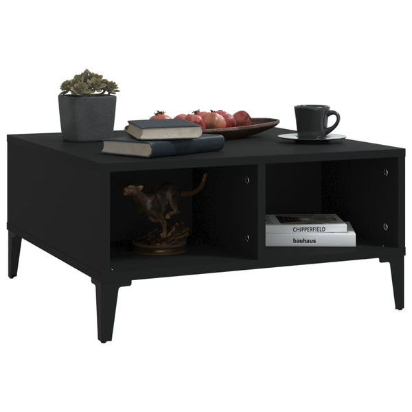 Couchtisch Julia Schwarz 60x60x30cm (Spanplatte)