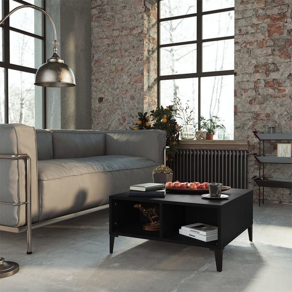 Couchtisch Julia Schwarz 60x60x30cm (Spanplatte)