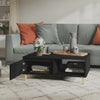 Schwarzer Couchtisch Judge 90x60x35cm (Holz)
