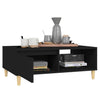 Schwarzer Couchtisch Judge 90x60x35cm (Holz)