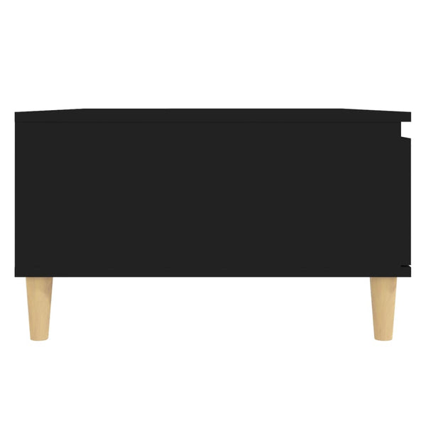 Schwarzer Couchtisch Judge 90x60x35cm (Holz)